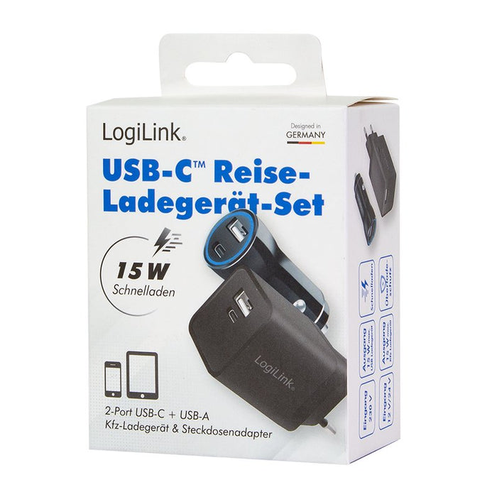 EAN 4052792068641 - LogiLink PA0300 cargador de dispositivo móvil Universal Negro Corriente alterna, Encendedor de cigarrillo imagen 9