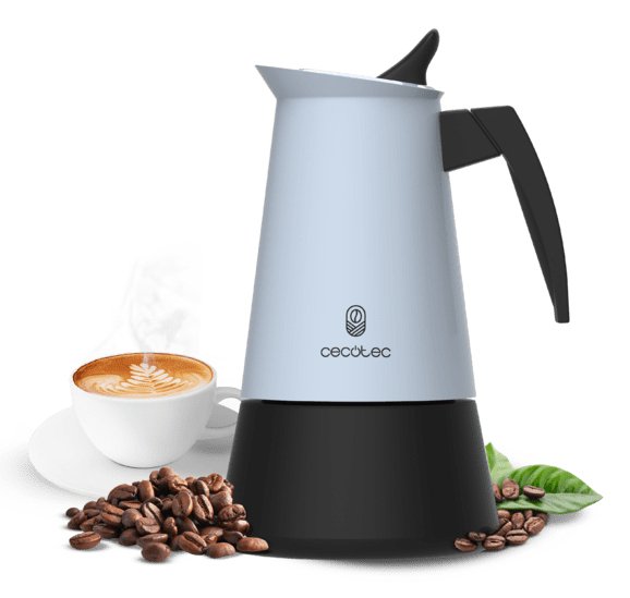 EAN 8435484001090 - Cecotec Piccolina 600 Cafetera italiana 0,3 L Azul imagen 2