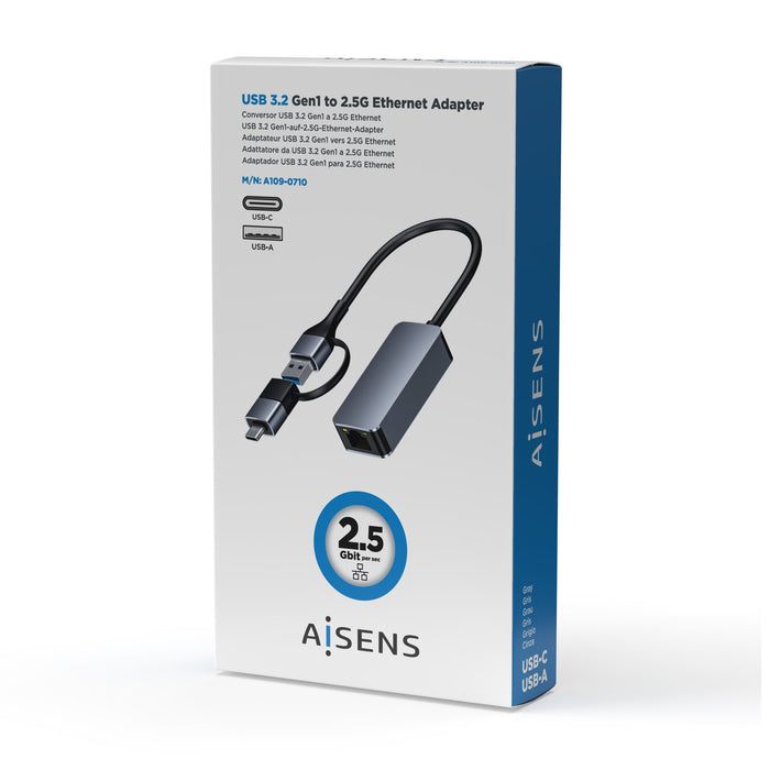 EAN 8436574708479 - AISENS A109-0710 adaptador y tarjeta de red 2500 Mbit/s imagen 4