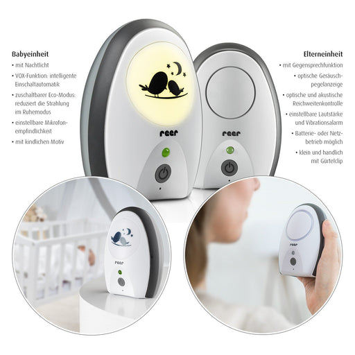 EAN 4013283500705 - reer 50070 vigila bebes Negro, Blanco imagen 2