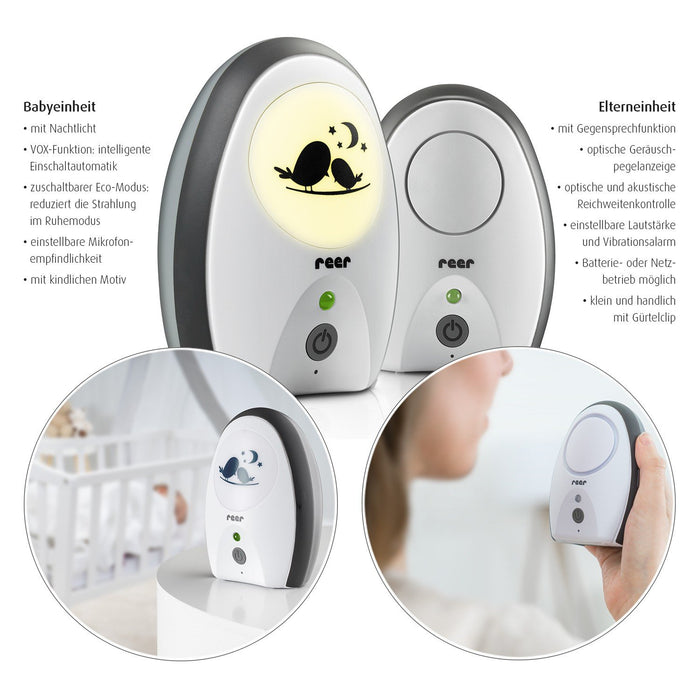 EAN 4013283500705 - reer 50070 vigila bebes Negro, Blanco imagen 2