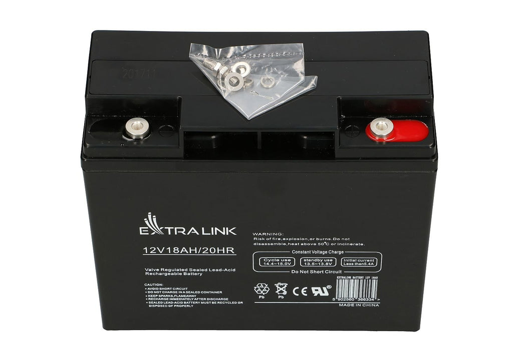 EAN 5902560366334 - Extralink AKUMULATOR BATTERY ACCUMULATOR AGM 12V 18AH - Batterie - 18.000 mAh Sealed Lead Acid (VRLA) 13, imagen 5