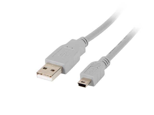 EAN 5901969413601 - Lanberg CA-USBK-10CC-0018-S cable USB USB 2.0 1,8 m Mini-USB A USB A Gris imagen 1