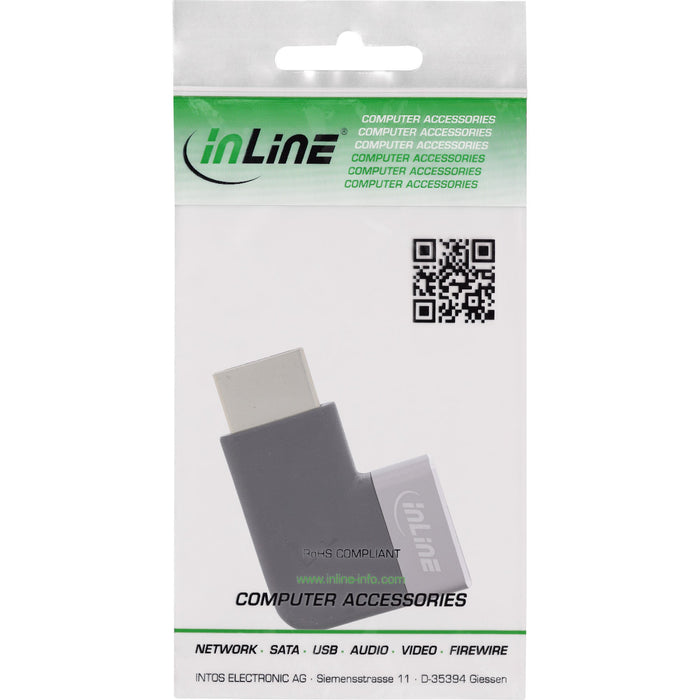 EAN 4043718338214 - InLine 17991D cambiador de género para cable HDMI A Negro, Gris imagen 3