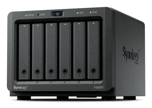 EAN 4711174726356 - Synology FS200T servidor de almacenamiento NAS Escritorio Intel® Celeron® J4125 4 GB DDR4 Negro imagen 1