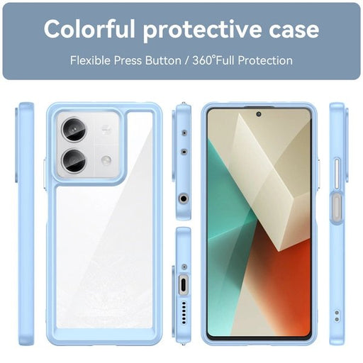 EAN 9145576285237 - Hurtel 9145576285237 funda para teléfono móvil 16,9 cm (6.67") Azul, Transparente imagen 2