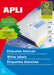 EAN 8410782129776 - APLI 12977 etiqueta de impresora Azul Etiqueta para impresora autoadhesiva imagen 1
