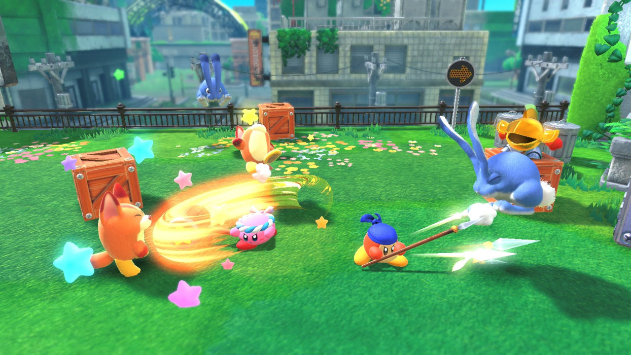 EAN 0045496429317 - Nintendo Kirby and the Forgotten Land Estándar Chino simplificado, Chino tradicional, Alemán, Holandés, I imagen 3