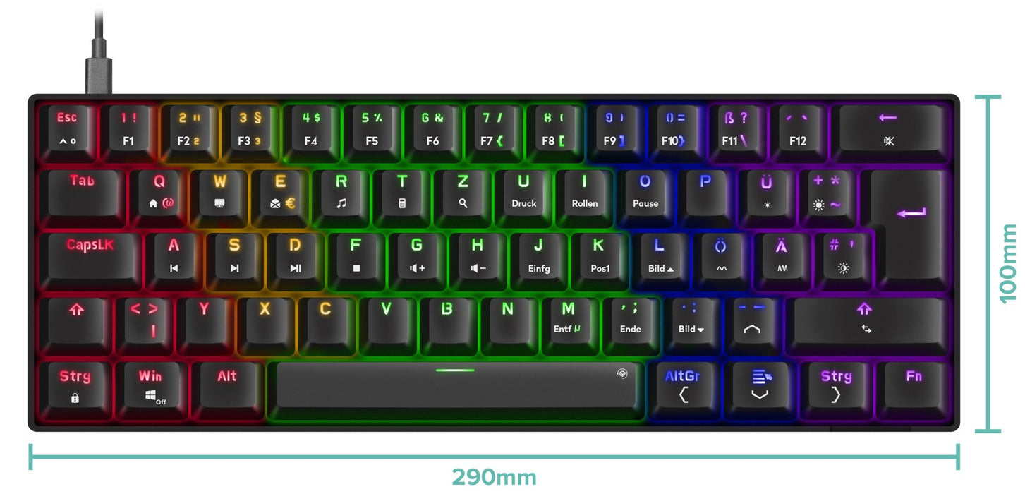 EAN 4027301657852 - SPEEDLINK SL-670015-BK teclado Juego USB QWERTZ Alemán Negro imagen 3