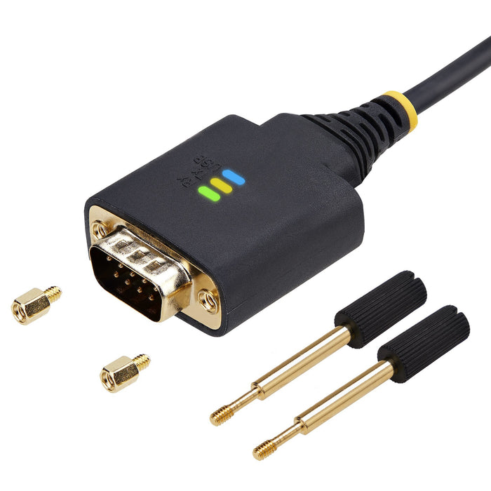 EAN 0065030898379 - StarTech.com 2P6FFC-USB-SERIAL cambiador de género para cable USB-A 2 x DB-9 RS-232 Negro, Gris imagen 8