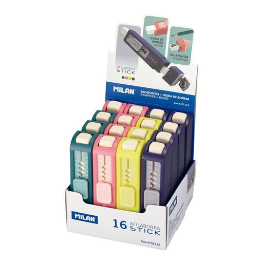 EAN 8411574032342 - Milan 4702116 Sacapuntas manual Multicolor imagen 1