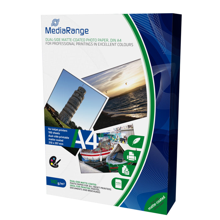 EAN 4260283118977 - MediaRange MRINK111 papel fotográfico A4 Blanco Mate imagen 1