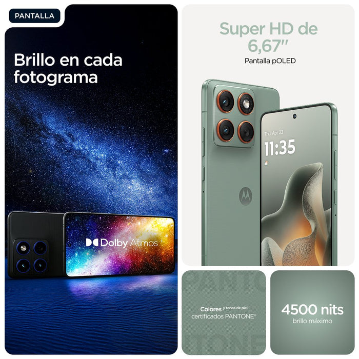 EAN 0840493604534 - Motorola edge 70 17 cm (6.7") SIM doble Android 16.0 5G USB Tipo C 12 GB 512 GB 4800 mAh Verde imagen 17