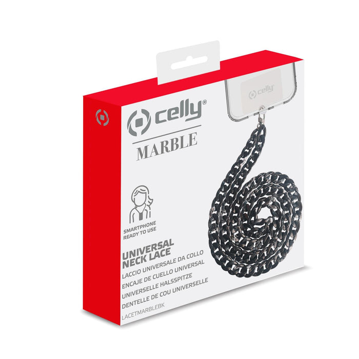 EAN 8021735195610 - Celly LACETMARBLEBK accesorio para teléfono móvil o smartphone Gancho imagen 6