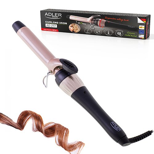 EAN 5903887808262 - Adler AD 2117 Utensilio de peinado Rizador de pelo Caliente Negro, Cobre 180 W 1,8 m imagen 5