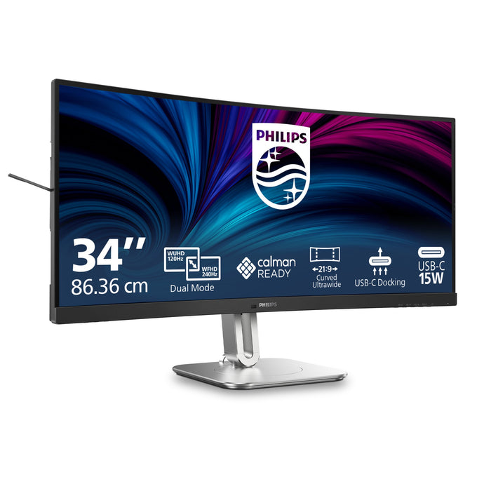 EAN 8721038007688 - Philips 5000 series 34B2U5900C/00 pantalla para PC 86,4 cm (34") 5120 x 2160 Pixeles WUHD LCD Gris imagen 3