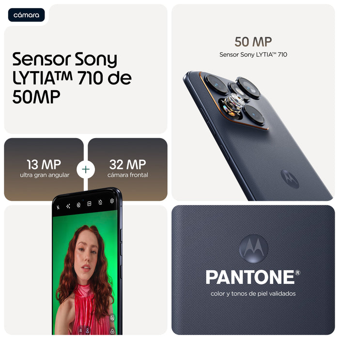 EAN 840493610993 - Motorola edge 70 fusion 17,2 cm (6.78") SIM doble Android 16.0 5G USB Tipo C 8 GB 256 GB 5200 mAh Negro imagen 7