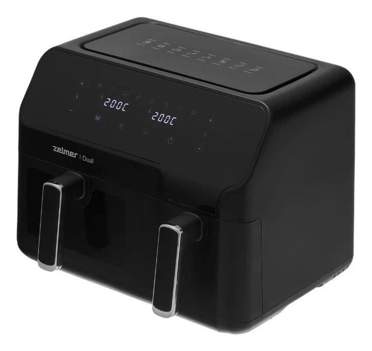 EAN 5908269356928 - Zelmer ZAF9000 freidora Doble 9 L Independiente 1800 W Freidora de aire caliente Negro imagen 4