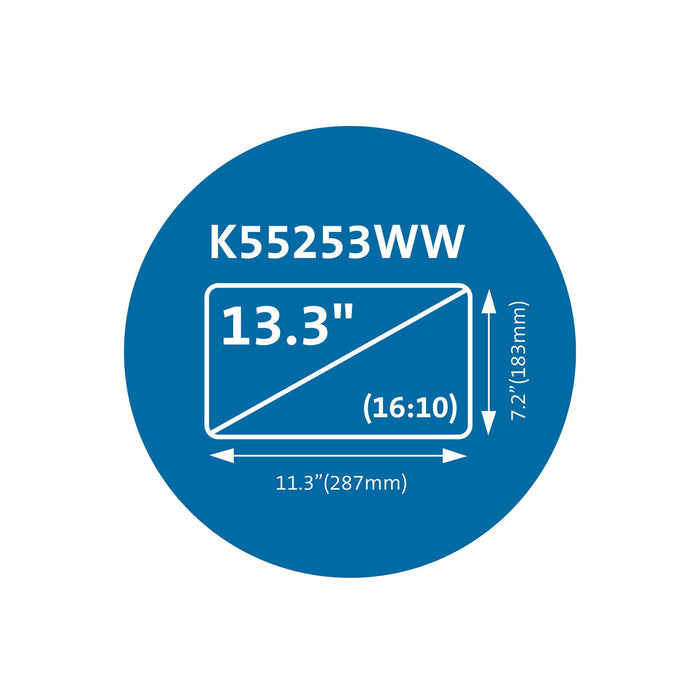 EAN 0085896552536 - Kensington K55253WW filtro para monitor 33,8 cm (13.3") Portátil imagen 6