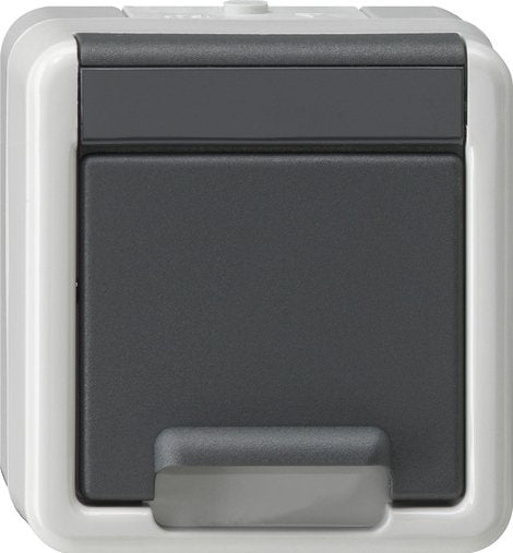 EAN 4010337094449 - GIRA 441430 toma de corriente Schuko Gris imagen 1