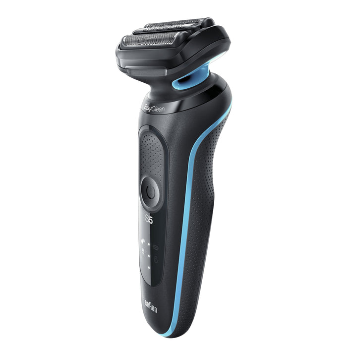 EAN 4210201242284 - Braun Series 5 50-M1000s Máquina de afeitar de láminas Negro, Azul imagen 3