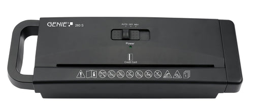 EAN 4030152952472 - Genie 260 S triturador de papel Corte en tiras 73 dB Negro imagen 1