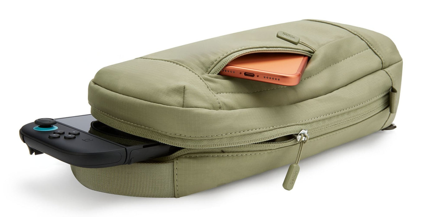 EAN 745883959457 - Belkin ENA022HQBK Bolsa de transporte Nintendo Oliva imagen 5