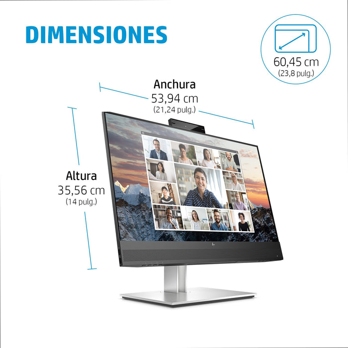 EAN 0195908730736 - HP E24m G4 FHD USB-C Conferencing Monitor pantalla para PC 60,5 cm (23.8") 1920 x 1080 Pixeles Full HD LC imagen 10