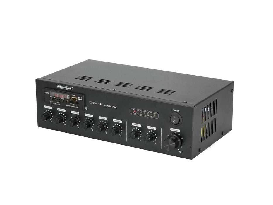 EAN 4026397683141 - Omnitronic 80709605 amplificador de audio Rendimiento/fase Negro imagen 2