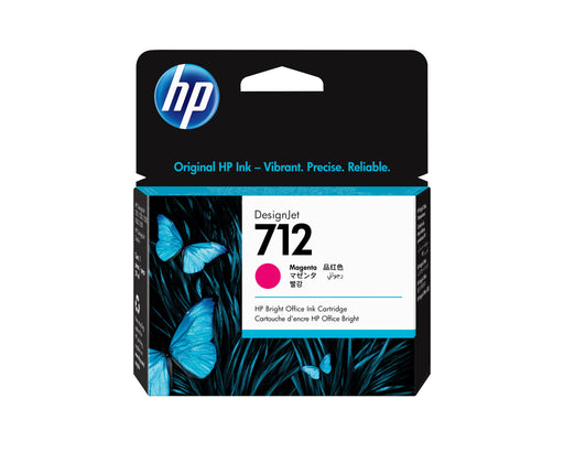 EAN 0193905352821 - HP 712 29-ml Magenta DesignJet Ink Cartridge cartucho de tinta 1 pieza(s) Original Rendimiento estándar imagen 1