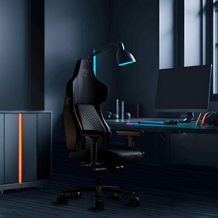 EAN 4711099473540 - ThunderX3 CORE Racer Silla para videojuegos universal Asiento acolchado Negro imagen 5