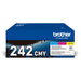 EAN 4977766812856 - Brother TN-242CMY cartucho de tóner 1 pieza(s) Original Cian, Magenta, Amarillo imagen 1