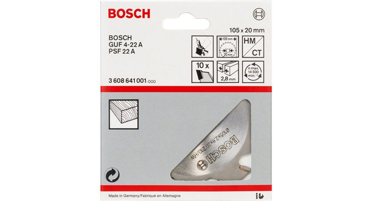 EAN 3165140012560 - Bosch 3 608 641 002 hoja de sierra circular imagen 2