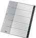 EAN 4002432127085 - Leitz 12070000 lengüeta de índice Separador alfabético con pestaña Polipropileno (PP) Negro, Blanco imagen 2