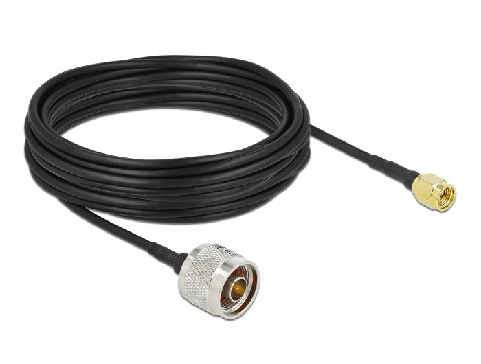 EAN 4043619904686 - DeLOCK 90468 cable coaxial LMR100 Negro imagen 1