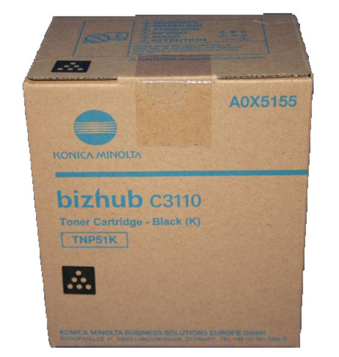 EAN 0039281059643 - Konica Minolta TNP-51K cartucho de tóner 1 pieza(s) Original Negro imagen 1