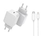 EAN 5704174602514 - CoreParts MBXUSB-AC0015 cargador de dispositivo móvil Universal Blanco Corriente alterna Carga rápida Int imagen 1