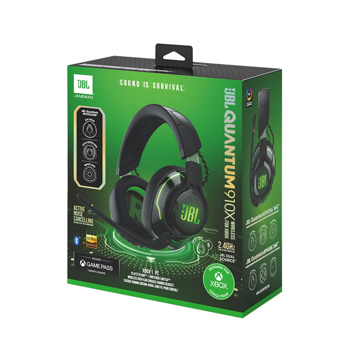 EAN 6925281960505 - JBL Quantum 910X Auriculares Inalámbrico y alámbrico Diadema Juego USB Tipo C Bluetooth Negro, Verde imagen 14