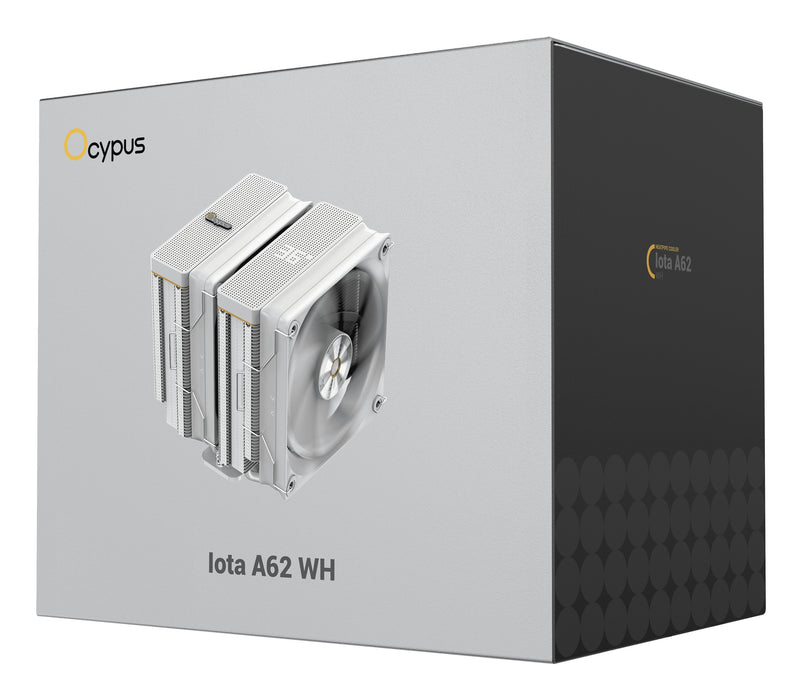 EAN 6977414880051 - Ocypus Iota A62 Procesador Refrigerador de aire 12 cm Blanco 1 pieza(s) imagen 9
