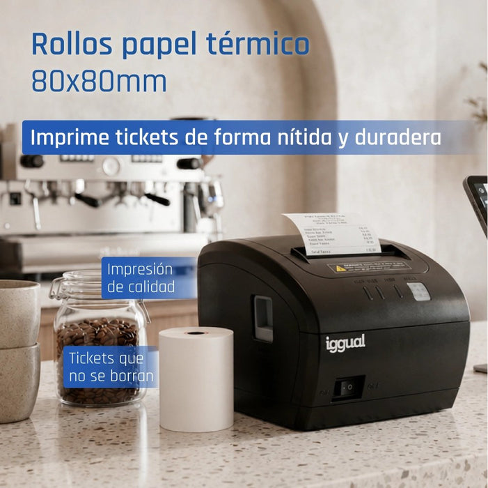 EAN 8435364319802 - iggual IGG319802 papel térmico imagen 3
