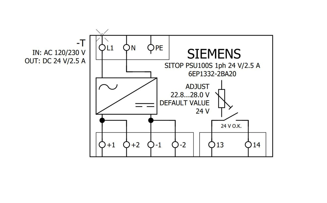 EAN 4025515153474 - Siemens 6EP1332-2BA20 adaptador e inversor de corriente Interior Multicolor imagen 4