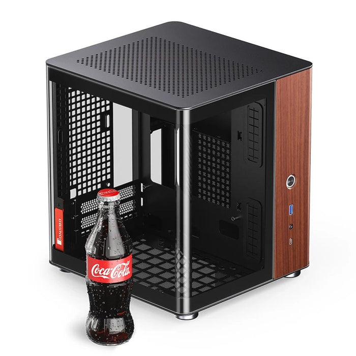 EAN 6970620554099 - Jonsbo TK-0 BLACK carcasa de ordenador Negro, Madera imagen 5