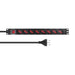 EAN 5715063205938 - Lanview LVR-2MIT-SW-IT8 unidad de distribución de energía (PDU) 1U Negro imagen 1