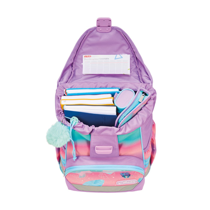 EAN 4008110396552 - Herlitz UltraLight Plus Ocean Lights juego de mochila escolar Chica Poliéster Azul, Rosa imagen 5