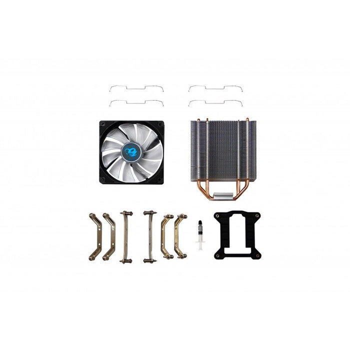 EAN 8436556143359 - Deep Gaming Cyclone II LED Blue Procesador Enfriador 12 cm Negro 1 pieza(s) imagen 4
