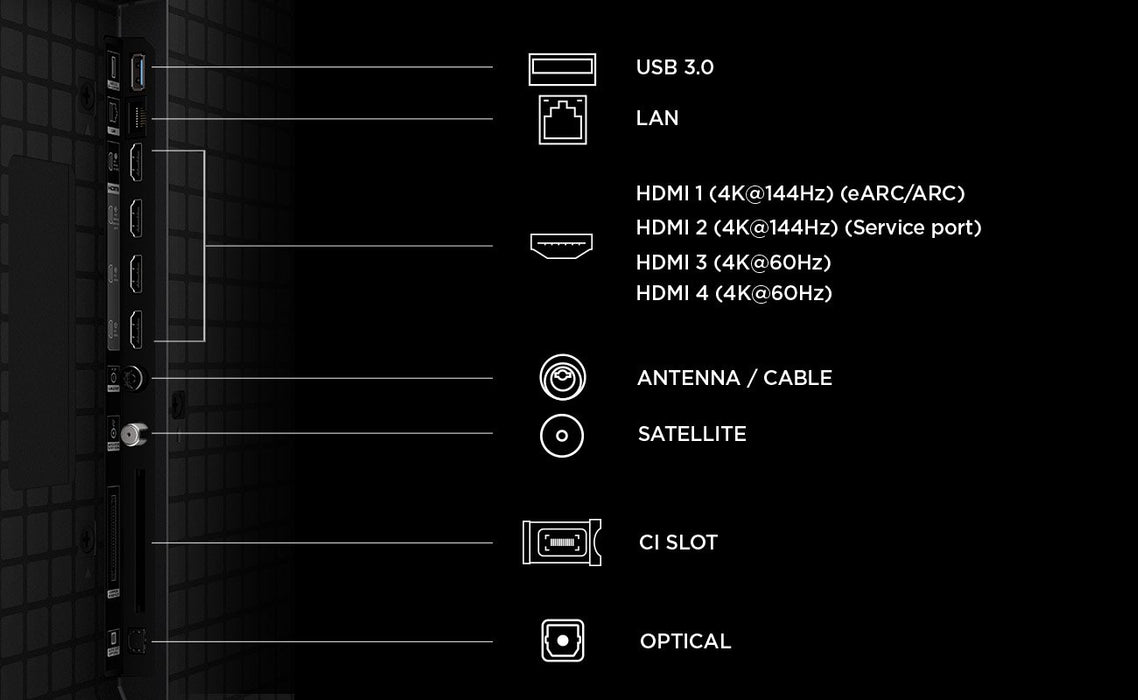 EAN 5901292530167 - TCL P8L 98P8L Televisor 2,49 m (98") 4K Ultra HD Smart TV Wifi Negro 1000 cd / m² imagen 5