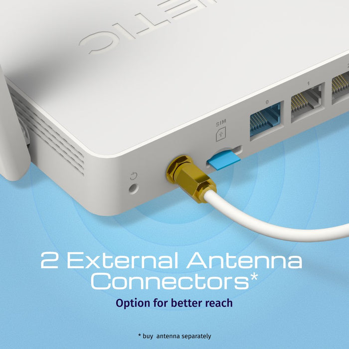 EAN 4897082921622 - Keenetic Hero 4G+ (KN-2311) router inalámbrico Gigabit Ethernet Doble banda (2,4 GHz / 5 GHz) Gris, Blanc imagen 4