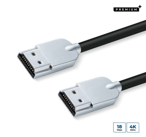 EAN 5715063300817 - Microconnect HDMISUPERSLIM015M cable HDMI 1,5 m HDMI tipo A (Estándar) Negro, Metálico imagen 1