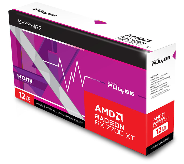 EAN 4895106294288 - Sapphire PULSE Radeon RX 7700 XT AMD 12 GB GDDR6 imagen 8
