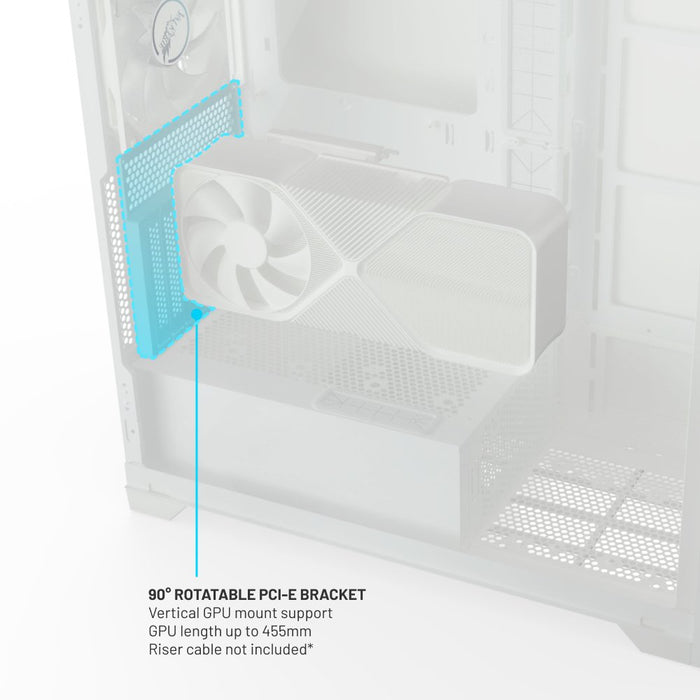 EAN 5298003821028 - Valkyrie VK02 LCD White Midi Tower Blanco imagen 7